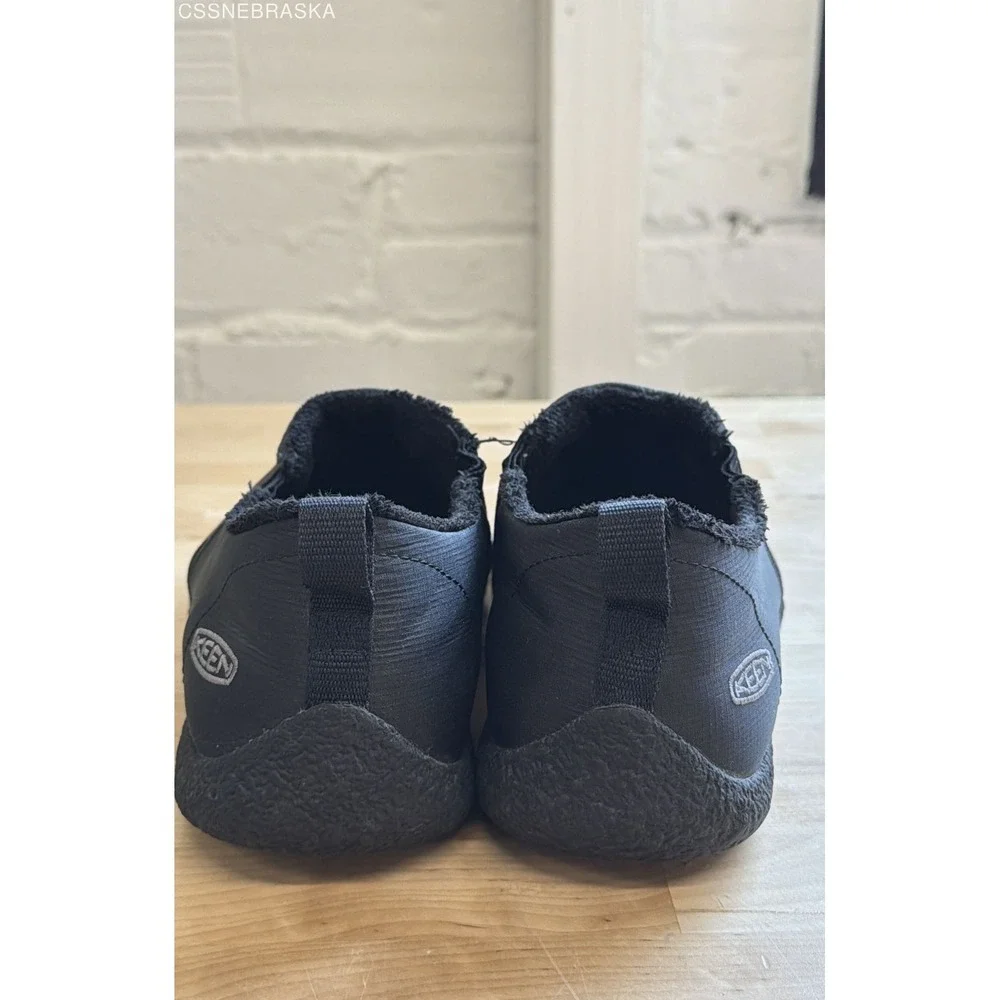 KEEN Black Men's Howser II Slip On Quilted Fleece Lined Shoes 1019616 - Size 10